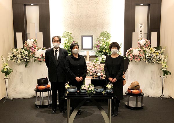 母を送る事だけに専念出来る環境にして頂けた事、心より感謝しております。