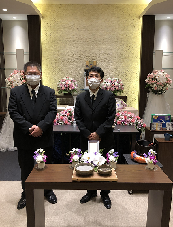 とても立派なお見送りさせて頂きました。