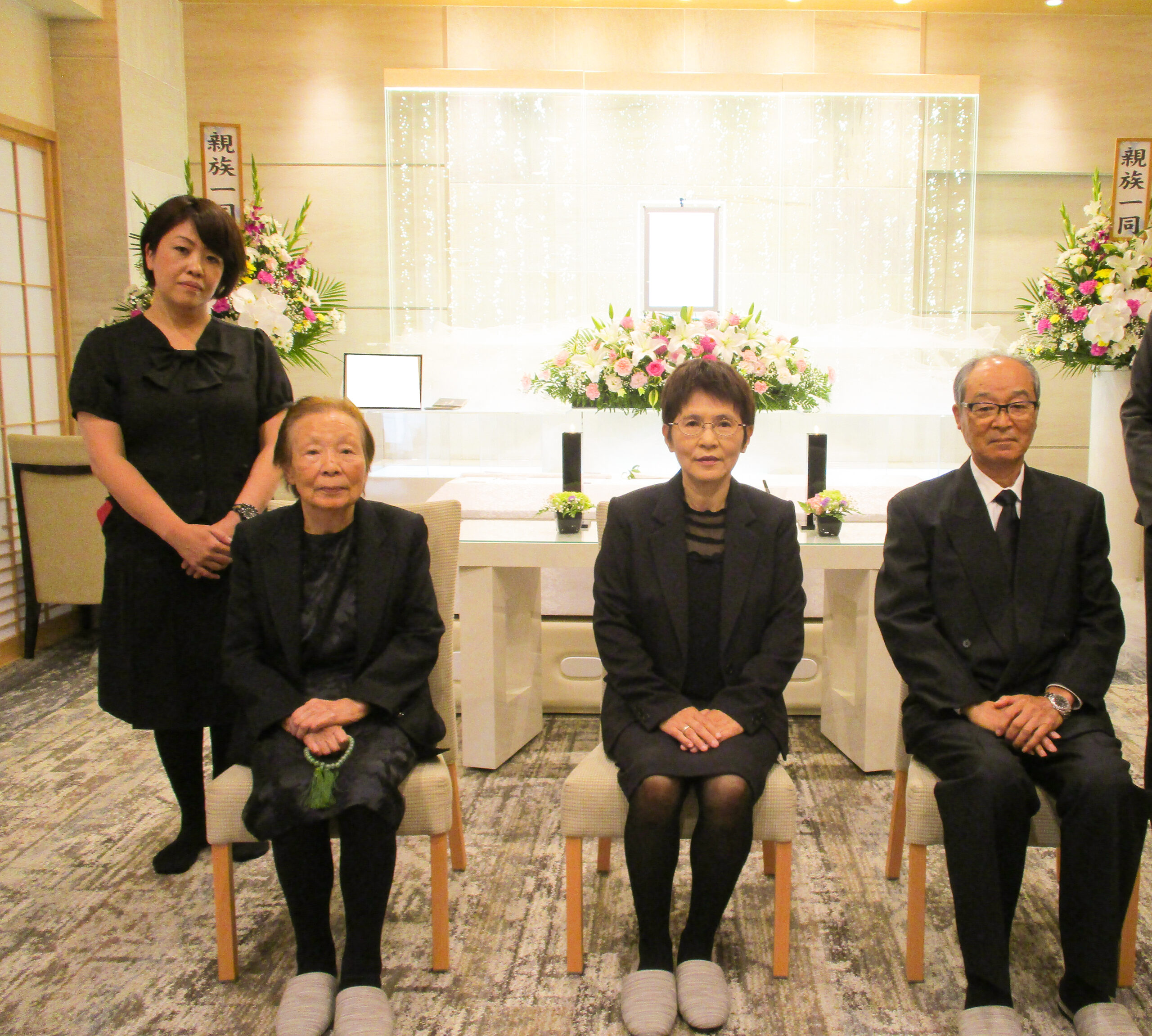 家族葬を希望し、私達が思うように取り計って頂いて満足です。