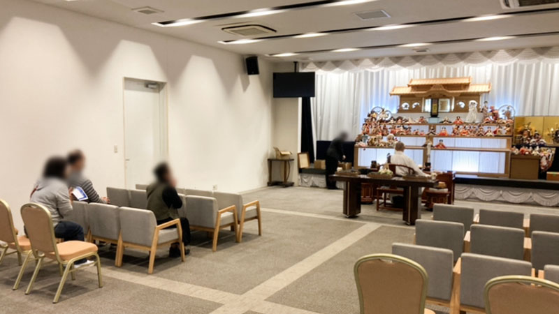 家族葬 千の風 青梅斎場しんまち　2023年12月16日開催のイベント写真です。