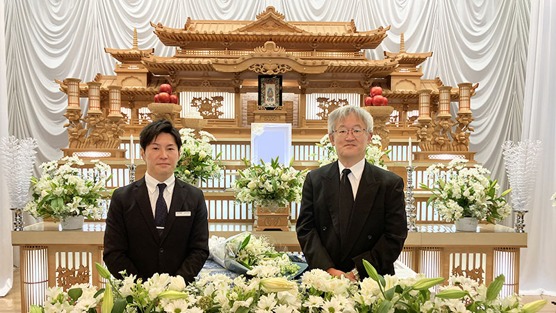 とても丁寧な式をして頂きありがとうございました。