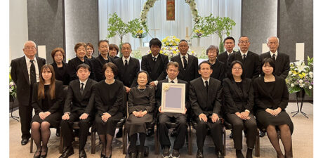 葬儀事例を頂いた、お客様の写真です。