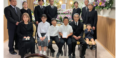 葬儀事例を頂いた、お客様の写真です。