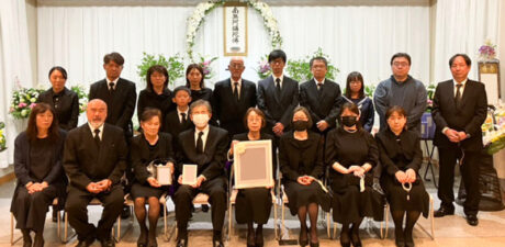 葬儀事例を頂いた、お客様の写真です。