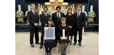 葬儀事例を頂いた、お客様の写真です。