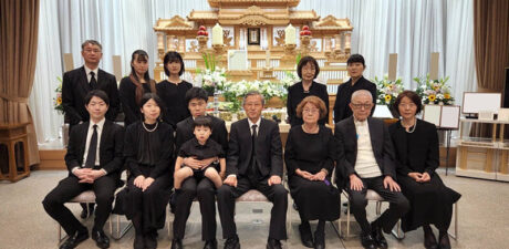 葬儀事例を頂いた、お客様の写真です。