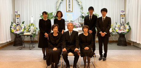葬儀事例を頂いた、お客様の写真です。