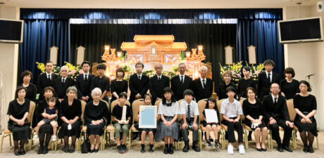 葬儀事例を頂いた、お客様の写真です。