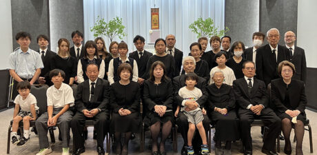 葬儀事例を頂いた、お客様の写真です。