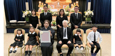 葬儀事例を頂いた、お客様の写真です。