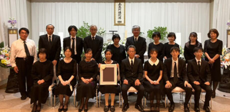 葬儀事例を頂いた、お客様の写真です。