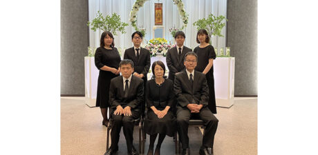 葬儀事例を頂いた、お客様の写真です。