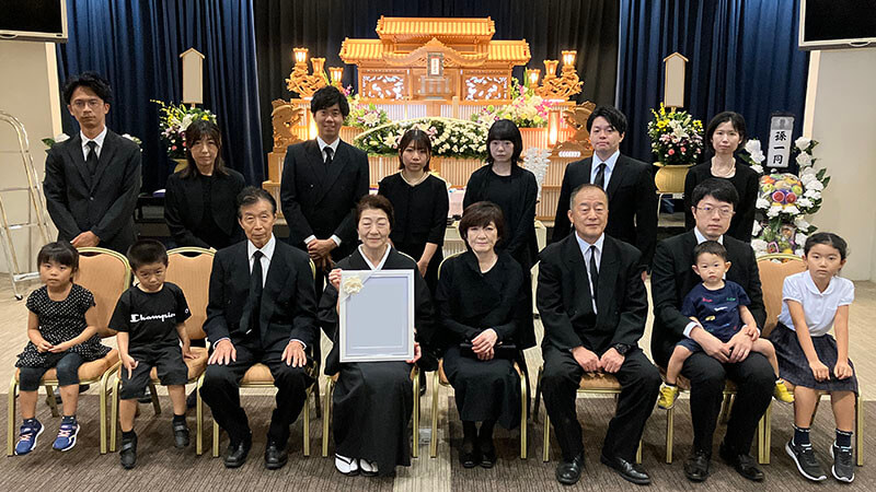 故人を見送ることができました。