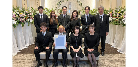 葬儀事例を頂いた、お客様の写真です。