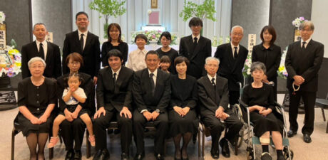 葬儀事例を頂いた、お客様の写真です。