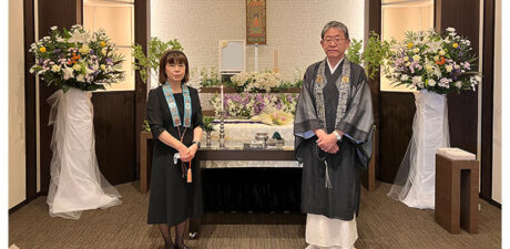 葬儀事例を頂いた、お客様の写真です。