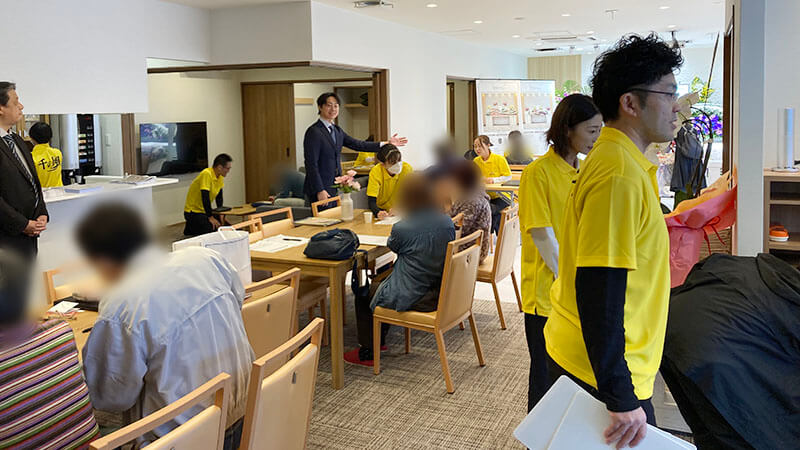 自由な家族葬 千の風 堤ホール　2024年11月2.3日開催のイベント時の写真です。