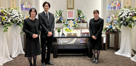 葬儀事例を頂いた、お客様の写真です。