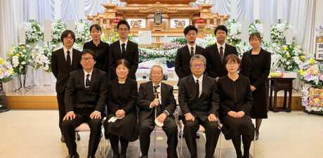 葬儀事例を頂いた、お客様の写真です。
