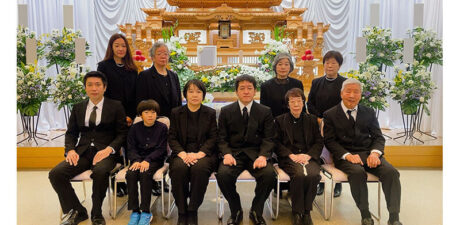 葬儀事例を頂いた、お客様の写真です。