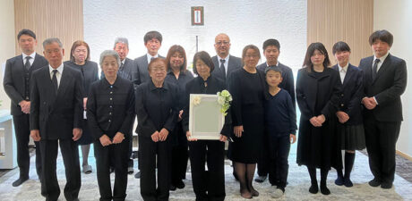 葬儀事例を頂いた、お客様の写真です。