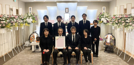 葬儀事例を頂いた、お客様の写真です。