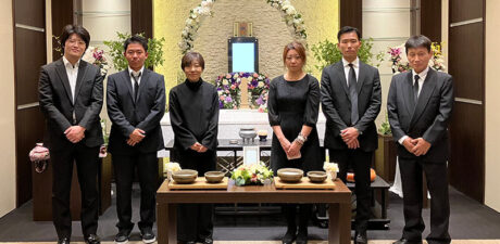 葬儀事例を頂いた、お客様の写真です。