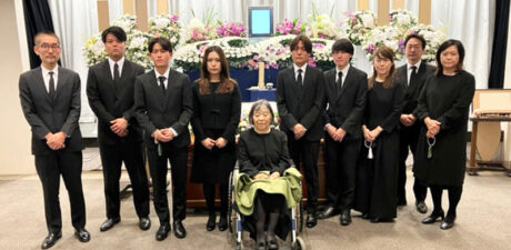 葬儀事例を頂いた、お客様の写真です。