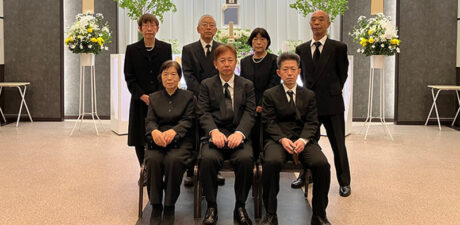 葬儀事例を頂いた、お客様の写真です。