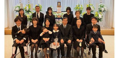葬儀事例を頂いた、お客様の写真です。