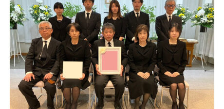 葬儀事例を頂いた、お客様の写真です。
