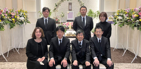 葬儀事例を頂いた、お客様の写真です。