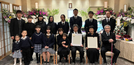 葬儀事例を頂いた、お客様の写真です。