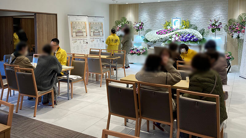 自由な家族葬 千の風 志免ホール　2025年2月8.9日開催のイベント写真です。