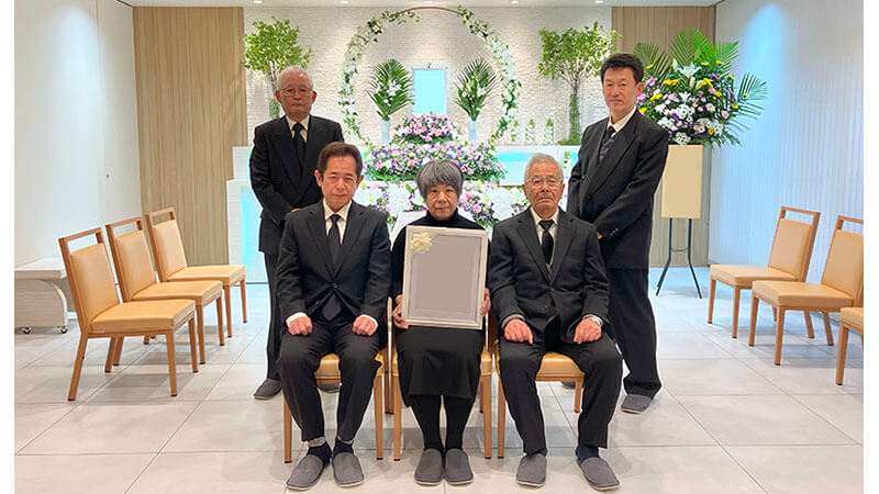 温かく家庭的な葬儀をすることができました。