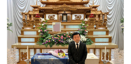 葬儀事例を頂いた、お客様の写真です。