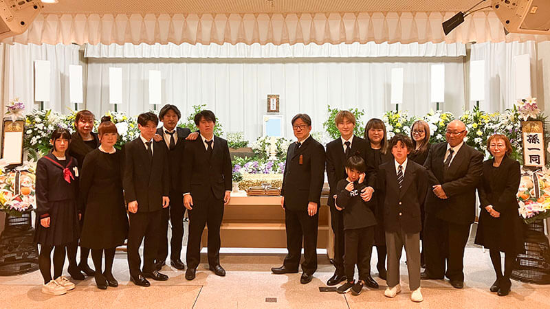 故人も喜んでいると思います。