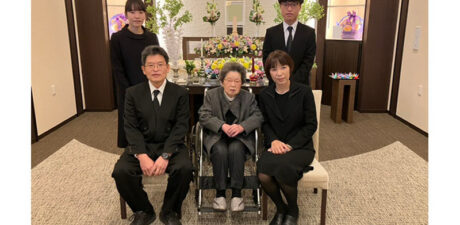 葬儀事例を頂いた、お客様の写真です。