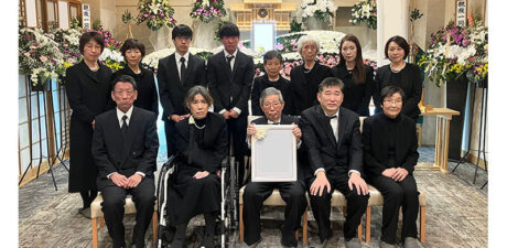葬儀事例を頂いた、お客様の写真です。