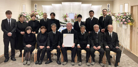 葬儀事例を頂いた、お客様の写真です。