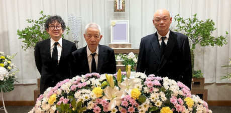 葬儀事例を頂いた、お客様の写真です。