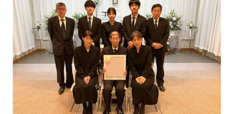 葬儀事例を頂いた、お客様の写真です。