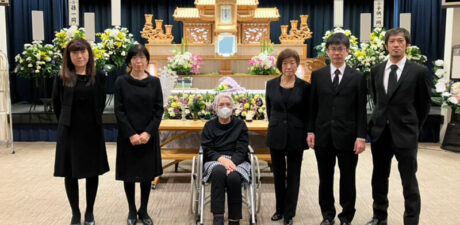 葬儀事例を頂いた、お客様の写真です。