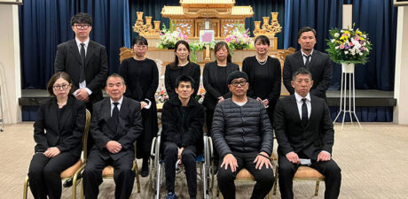 葬儀事例を頂いた、お客様の写真です。