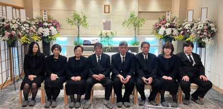 葬儀事例を頂いた、お客様の写真です。